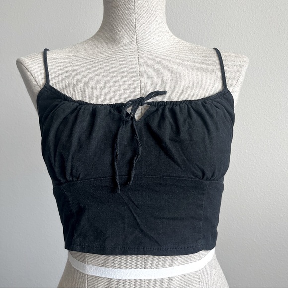 Brandy Melville Tops - Brandy Melville Black Crop Top